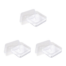 3St Kleine Transparante Display Boxes Met Voor Plant En Sieraad