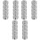3Sets Portable Metal Hook Weight Set Silver for Physics Teaching Lab 8