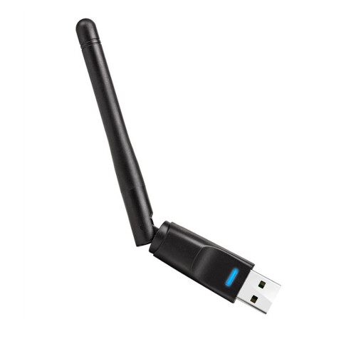 2Pcs USB Wireless Adapter Black with Rotatable Antenna for Surfing 1