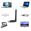 2Pcs USB Wireless Adapter Black with Rotatable Antenna for Surfing 10