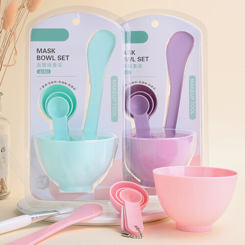6Sets Facial Mask Bowl and Stick Set Plastic Tools for Easy Storage 2