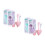 6Sets Facial Mask Bowl and Stick Set Plastic Tools for Easy Storage 6