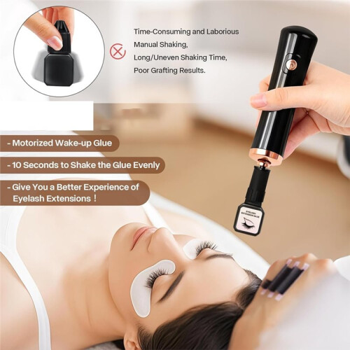Glue Shaker for Eyelash Extensions Electric Nail Lacquer Shaker, Electric Shaker  Saving 2