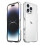 Λεπτή θήκη αλουμινίου για iPhone14Pro Max (6.7", 2022) – Αντικραδασμική, ασημί, συμβατή με 1
