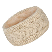 Gestricktes Stirnband mit Ohrenwärmer, gefüttertes Haarband, Thermokopftuch für Damen und Mädchen, Outdoor-Sport, Haaraccessoires für kaltes
