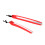 3Pairs Red Mountain Bicycle Mud Guards Flexible Easy-to-Install 2