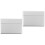 2Pcs Compact Aluminum Alloy Silver Storage Case Holder 4
