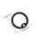 16Pcs Black Silicone Dog Tag Silencers Durable Silence Circles 3