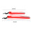 3Pairs Red Mountain Bicycle Mud Guards Flexible Easy-to-Install 9