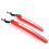 3Pairs Red Mountain Bicycle Mud Guards Flexible Easy-to-Install 10