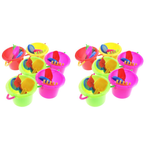 12 Ensembles De Jouets Plastique Sable Éducatif Enfant