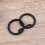 16Pcs Black Silicone Dog Tag Silencers Durable Silence Circles 10