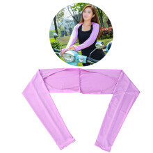 Shrug Cardigan Sjaal Unisex Cuff Mouwen 160*25 Cm Paars