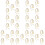 35Pcs Yellow Car Hanging Essential Oil Bottle Perfume Diffuser Pendant 7