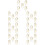 35Pcs Yellow Car Hanging Essential Oil Bottle Perfume Diffuser Pendant 11