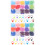 DIY Colored Crochet Stitch Markers Portable ABS Material 7