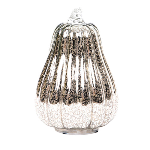 Φωτιστικό LED από γυαλί Mercury Glass, 6,4", με μπαταρία, διακόσμηση ρουστίκ για το