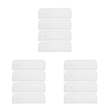 6Pairs White Decorative False Wrist Cuffs for Wedding and Party Wear