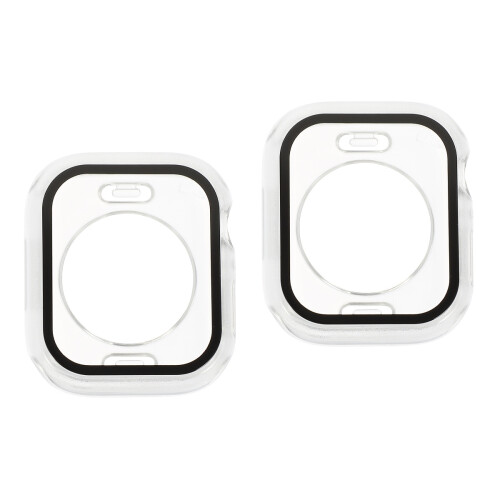 2 Count Watch Screen Protector Wear-Resistant Case Transparent Shell 2