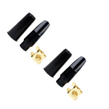 2Sets Practical Alto Saxophone Kit Black Sax Ligature Cap