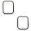 2 Count Watch Screen Protector Wear-Resistant Case Transparent Shell 5