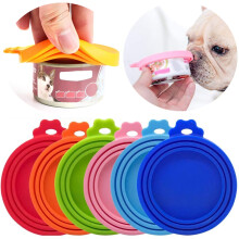 Tapas para latas de comida para mascotas, tapas universales de silicona para latas de comida para mascotas, se adaptan a la mayoría de las tapas de