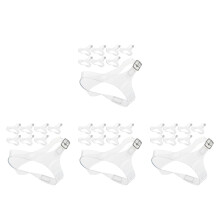 16Pairs Clear Tpu High Heel Shoe Straps Decorative Ankle Strap Harness