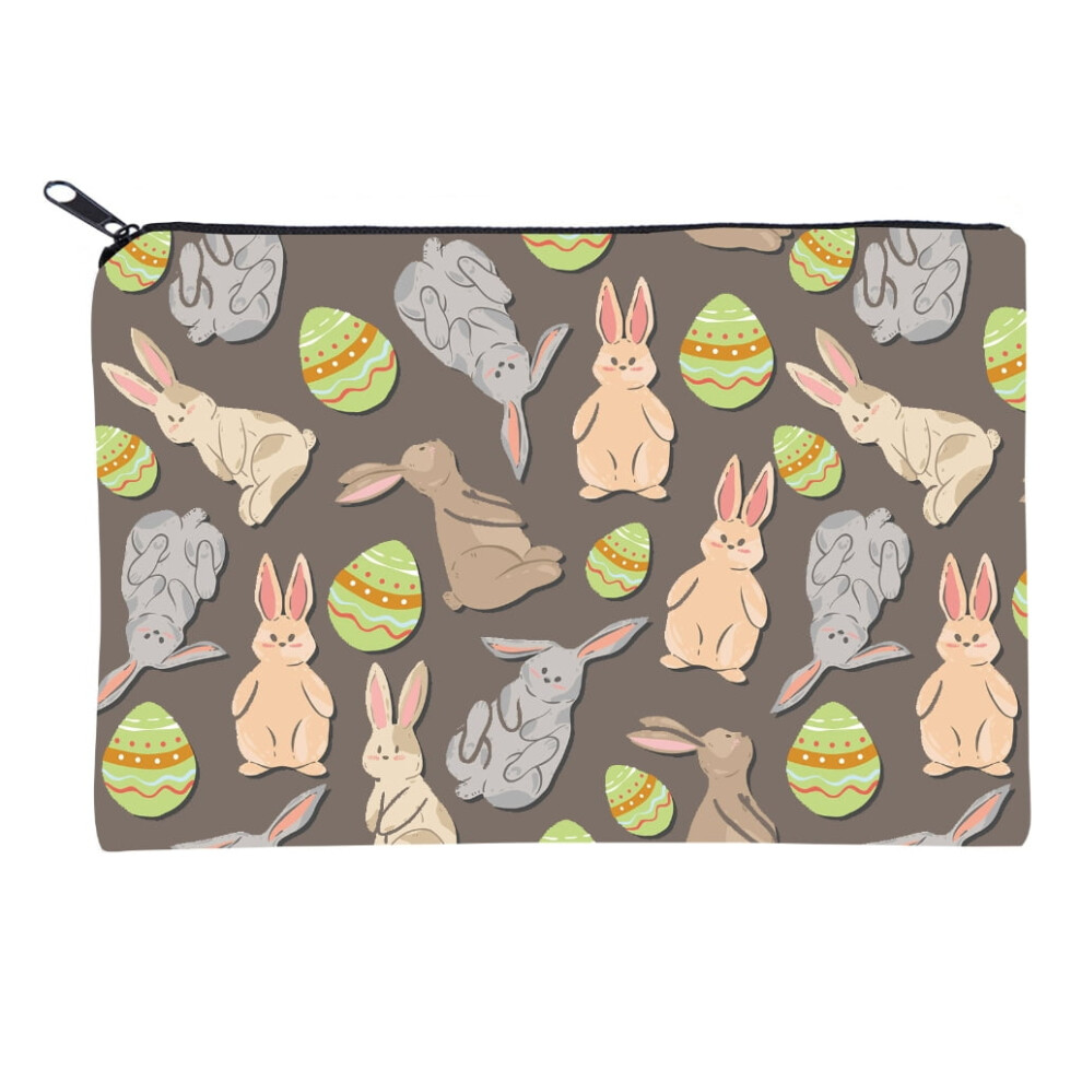 Travel Toiletry Bag Easter Rabbit Cosmetics Bag Soft Makeup Pouch Handbag