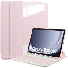 360 otočné puzdro s klávesnicou kompatibilné s Galaxy Tab A9Plus/A9+ 5G11" (SM-X210/X216/X218), magneticky odnímateľný tenký inteligentný