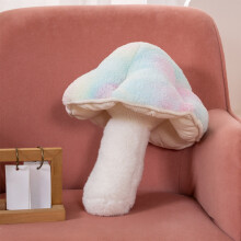 Cuscino 3D in peluche a forma di fungo, cuscino da pavimento, cuscino da divano, cuscino decorativo per la casa, cuscino da lettura, regalo.