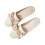 Γυναικεία φλατ παπούτσια Pearl Decor μπεζ US-10 1