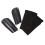 2Sets Black Nylon PU Sports Legs Protective Boards 10