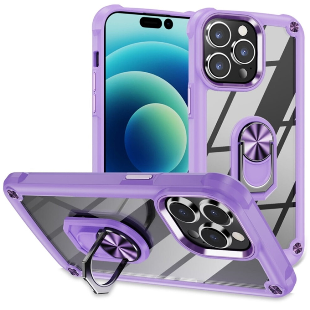 Iphone 15 Pro Max Shockproof Armor Case 6.7 Inch Purple 9329345676987