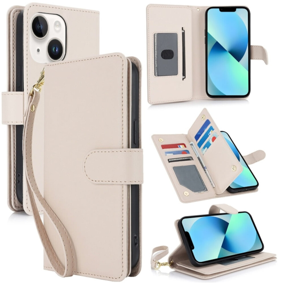 Leather Magnetic Flip Wallet Case For Iphone 13 6.1 Inch 9329345677168