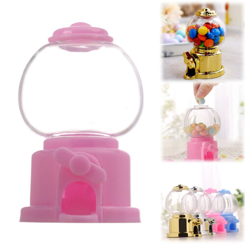 Mini Candy Dispenser Machine Compact Automatic Desktop Snack Vending with Single-Knob Operation for Candy and Chocolate Storage 1 Piece