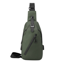 Herre Sling Bag Tyverisikret Crossbody Bryst Skulder Rygsæk Justerbar Fanty Pack til Rejser