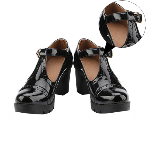 1Paar Damen High Heels Wasserfestem Mikrofaser