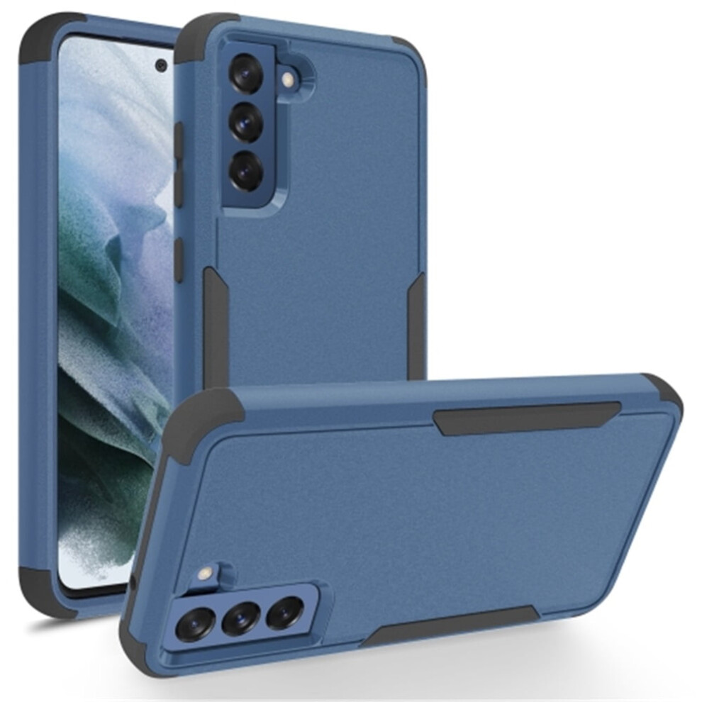 Heavy Duty 3-Layer Bumper Case For Samsung Galaxy S21 Fe 5G 6.4", Shockproof & Dropproof, + Â Compatible With Samsung Galaxy S21 Fe 5G Blue/Black 9340959396504