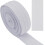 Flat polyester sklisikker elastisk snor silikon griper elastisk bånd klestilbehør hvit 30 mm 1