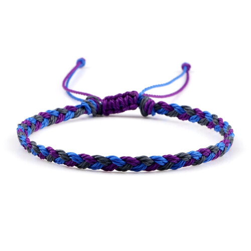Βραχιόλι Ταϊβάν Wax Cord Braided Friendship Πολύχρωμο Δώρο/25