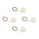 4Pcs Easy Install Silver Mini Ceiling Lights for Dollhouse Decoration 1