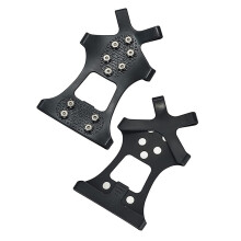 Crampons Ice Cleats Safety Traction Cleats Snow Ice Grips 10 Spikes fit Shoes