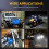 60W LED Motorrad-Scheinwerfer 6000K Wasserdicht 2er Pack 4