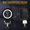 60W LED Motorrad-Scheinwerfer 6000K Wasserdicht 2er Pack 5