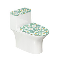 Ensemble de 2 pièces Daisy Universal Elastic Installation, compatible avec toutes les formes de toilettes : couvercle de cuvette et couvercle