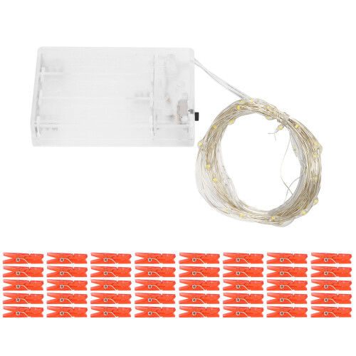 Timer Function String Lights, Battery Operated Fairy Lights, Waterproof LED String Lights with40Warm White Micro LEDs for Corridors