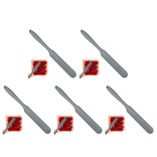 5Pièces Spatules Maison Silicone Confortables, Robustes Portables 1