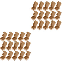 50Pcs Chocolate Corrugated Mailer Boxes Easy Assemble DIY Storage Box