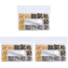 900Sets Rivets Snap Fasteners for Unisex Fashion Use