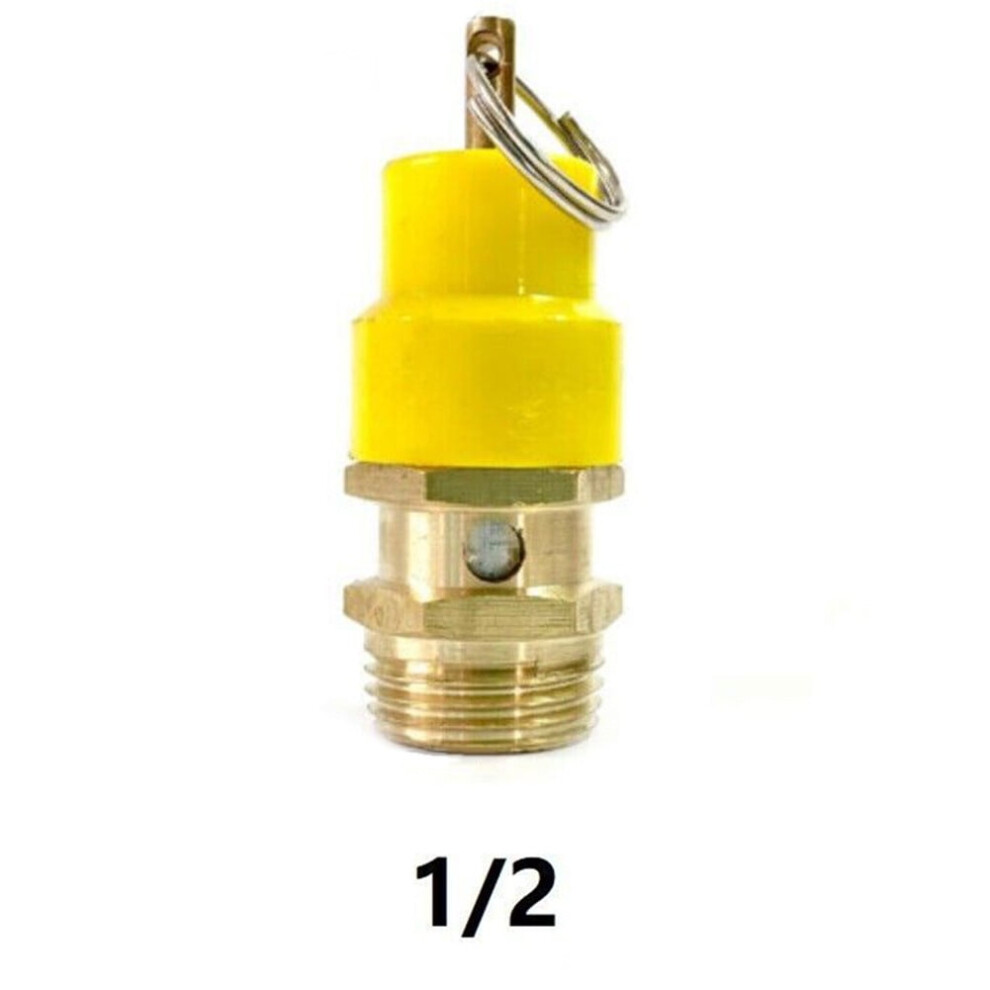 1Pc Air Compressor Safety Overpressure Valve G1/8 G1/4 G3/8 G1/2 For Air Compressor Safety Blow Valve Pressure Relief Regulator 9193271094692